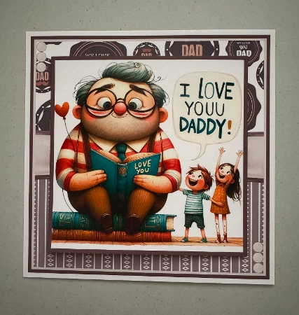 We Love You Daddy Mini Kit 7x7 by Erika Sissons