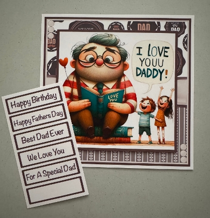 We Love You Daddy Mini Kit 7x7 by Erika Sissons