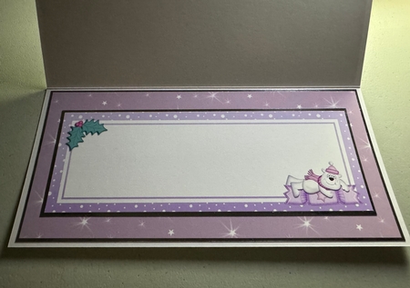 Xmas Large Dl Willow Quick Card N 3D Decoupage by Erika Sissons