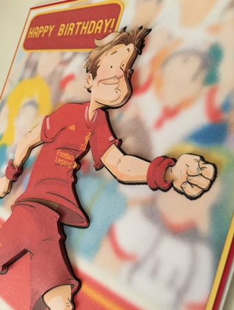 Football Dude from Liverpool by Erika Sissons