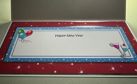 Large Dl New Year Celebrations 3D Decoupage by Erika Sissons