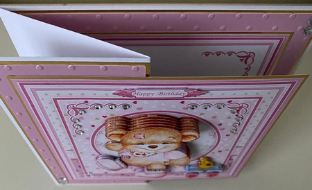 Baby Girl Bear & Duck 8x8 Decoupage Mini Kit by Erika Sissons