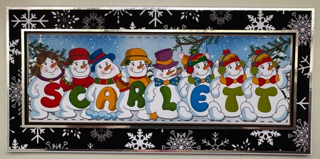 Snowmen Names Large Dl - Scarlett by Erika Sissons
