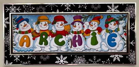 Snowmen Names Large Dl - Archie 2 by Erika Sissons