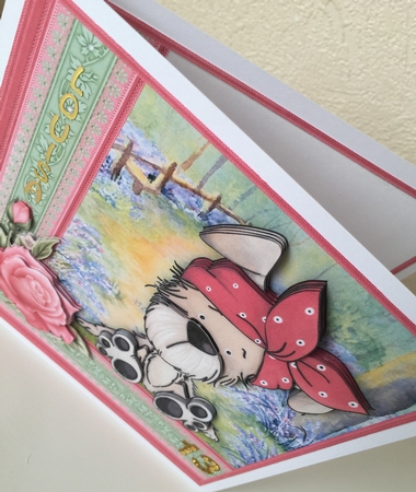 Polka Dot Bella 7.5 Decoupage Mini Kit by Erika Sissons