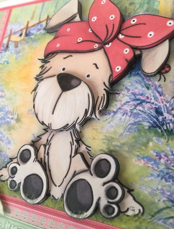 Polka Dot Bella 7.5 Decoupage Mini Kit by Erika Sissons