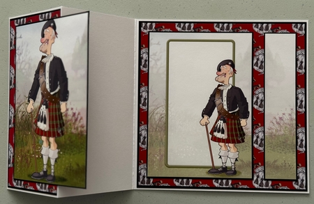 Scottish Old Man Kilt Insert by Erika Sissons