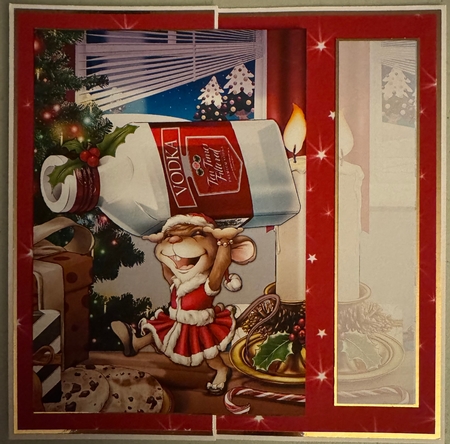 Mrs Christmas Vodka Mouse Insert by Erika Sissons