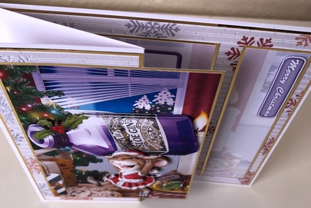 Mrs Christmas Sloe Gin Mouse by Erika Sissons