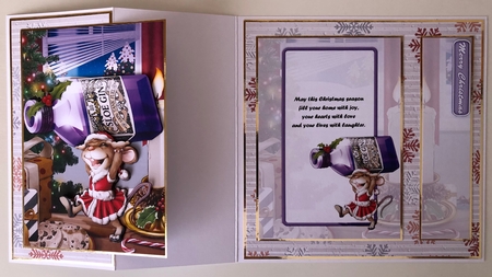 Mrs Christmas Sloe Gin Mouse by Erika Sissons