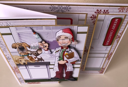 Christmas Vet Dude  by Erika Sissons