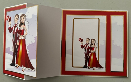 Christmas Wedding Couple by Erika Sissons
