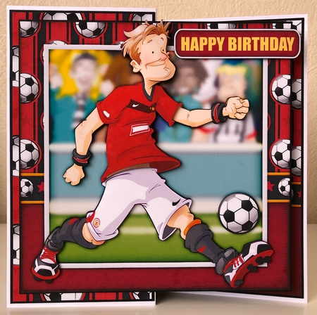 Football Stars 12 Sheet Paper Kit by Erika Sissons
