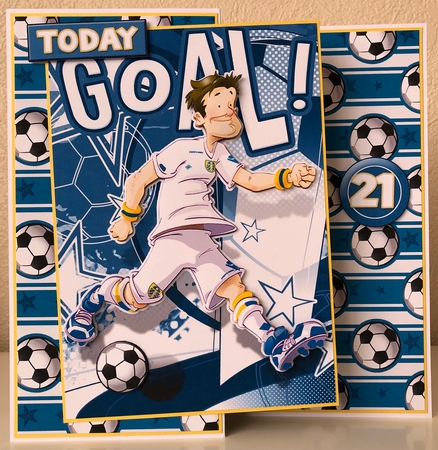 Football Stars 12 Sheet Paper Kit by Erika Sissons
