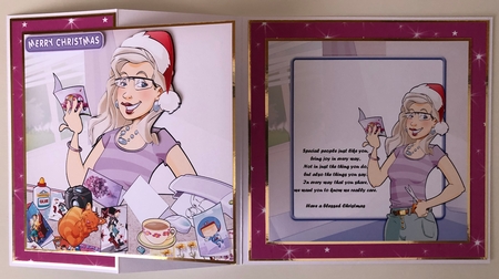 Christmas Crafter Queen 8x8 by Erika Sissons