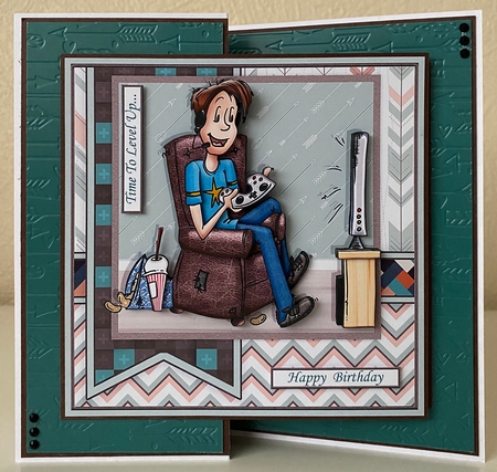 ONLINE GAMER 7.5 Decoupage, Ages & Insert Mini Kit by Erika Sissons
