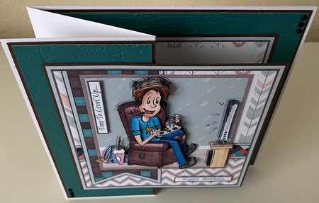 ONLINE GAMER 7.5 Decoupage, Ages & Insert Mini Kit by Erika Sissons