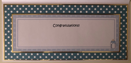 Large DL CONGRATULATIONS ... YOURE A BIG BROTHER insert by Erika Sissons