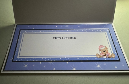 Large DL Merry Christmas IVY 3D decoupage by Erika Sissons