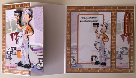 Painter and Decorator Dude Insert by Erika Sissons