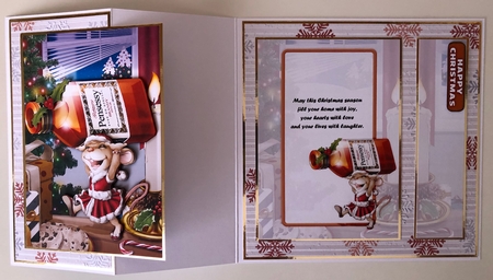 Mrs Christmas Brandy Mouse Insert by Erika Sissons