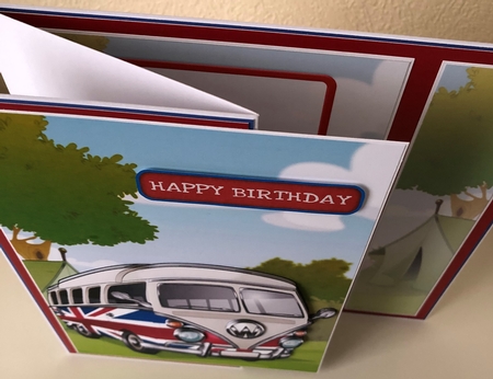 Camper Van Union Jack by Erika Sissons