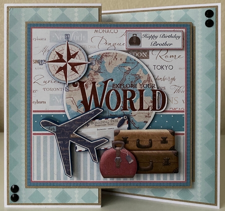 MEN REMEMBER WHEN BUMPER KIT  7.5 Decoupage & Inserts Various Occasions by Erika Sissons