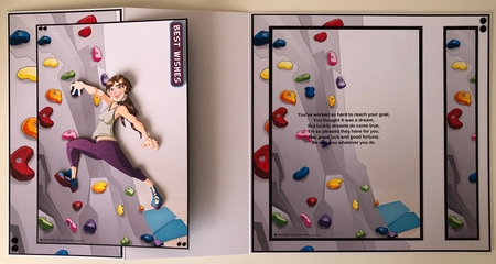 Indoor Climber Dudess Decoupage Sheet by Erika Sissons