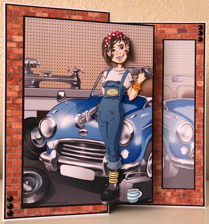 Mechani/ Garage Scene by Erika Sissons