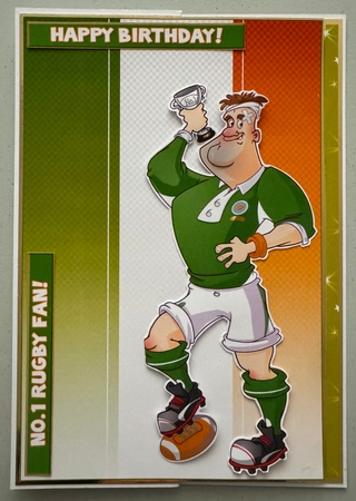 Rugby Dude Ireland Kit. by Erika Sissons
