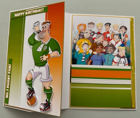 Rugby Dude Ireland Kit. by Erika Sissons
