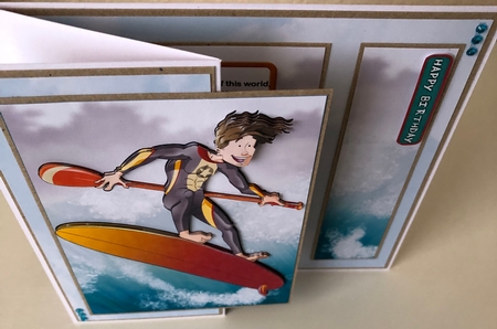 Paddle Surf Dude by Erika Sissons