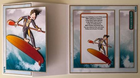 Paddle Surf Dude by Erika Sissons