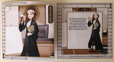 Lawyer/barrister Dudess 2 8x8 Insert by Erika Sissons