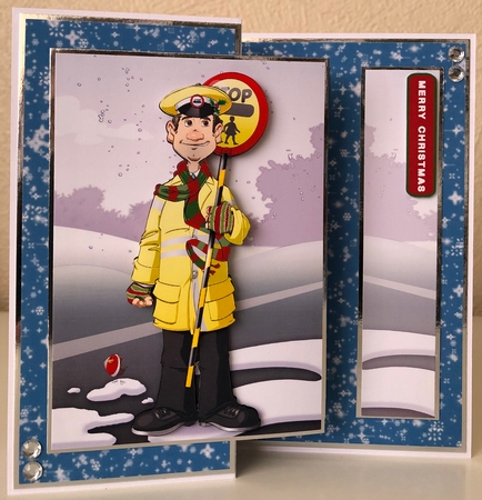 Christmas Lollipop Man Dude by Erika Sissons