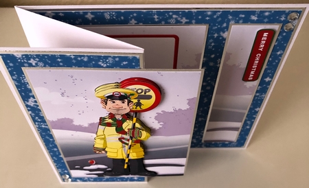 Christmas Lollipop Man Dude by Erika Sissons