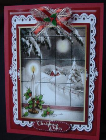 Beautiful Christmas View  by Erma Thompson