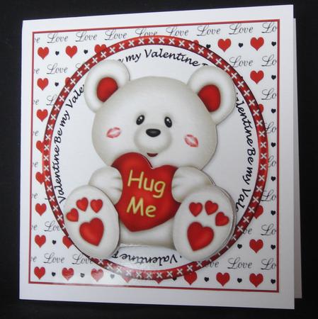 Bear Hug Valentine by Erma Thompson