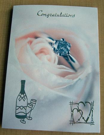 A4 Ring in a Rose Card by Eunice Roberts