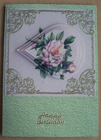 6x6 Rose Tear Drop by Eunice Roberts