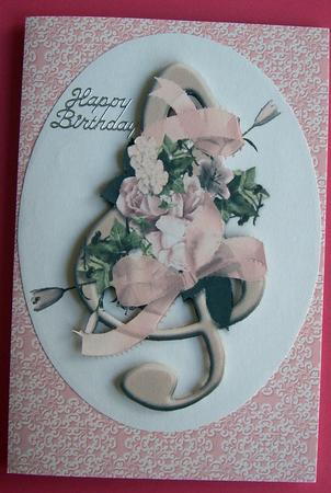 A4 Musical Flowers by Eunice Roberts