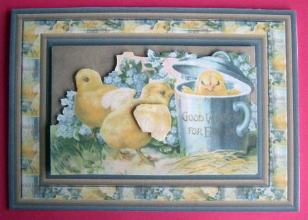 Easter Chicks Quick Card by Eunice Roberts