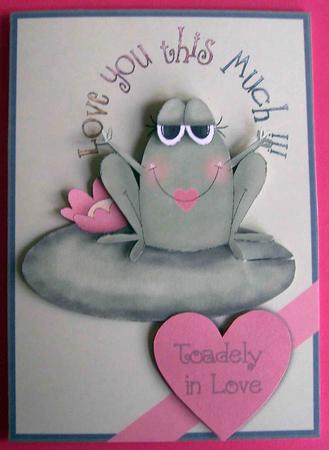 Toadely in Love - Valentines by Eunice Roberts