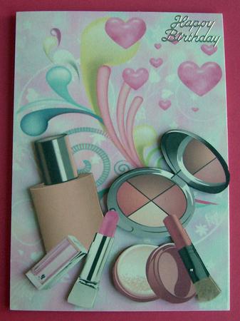 What Every Girl Needs - makeup, A4 Topper by Eunice Roberts