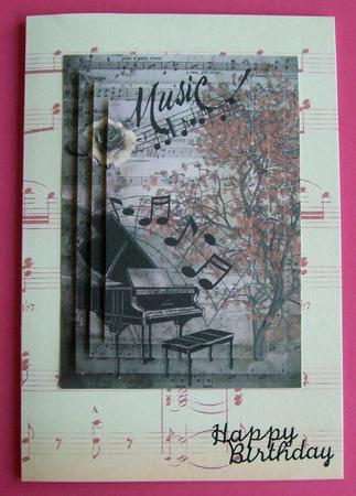 Music Sheet Sepia by Eunice Roberts