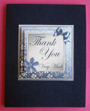 Floral Elegance Thank You Pyramage Sheet by Eunice Roberts
