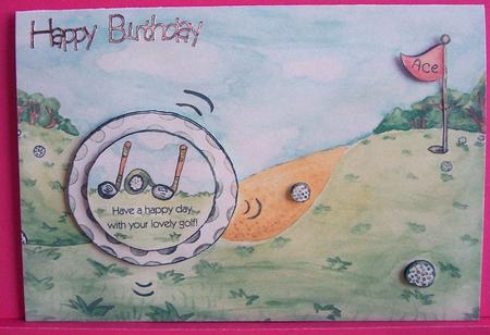 A4- Golf Flying High by Eunice Roberts
