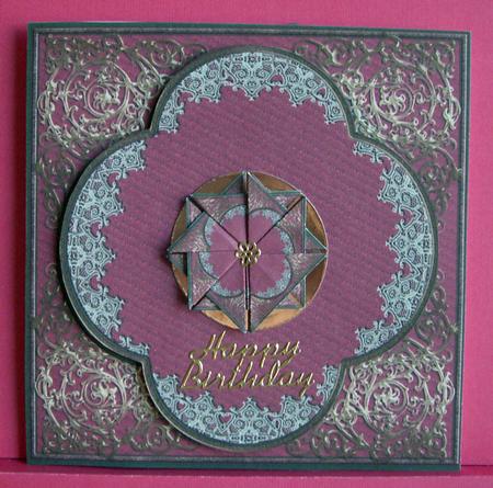 Red 8in Baroque Style Blank Frame with Minis by Eunice Roberts