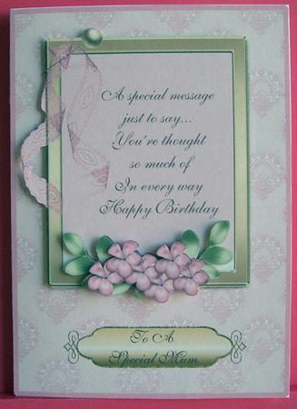 Pink Lace - Mum by Eunice Roberts