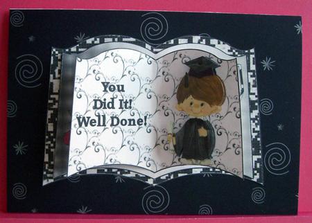 Graduation Boy Book Sheet by Eunice Roberts